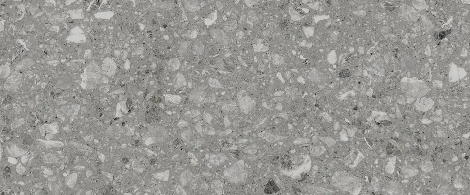 Керамическая плитка Terrazzo grey wall 01 250х600 серая Gracia Ceramica