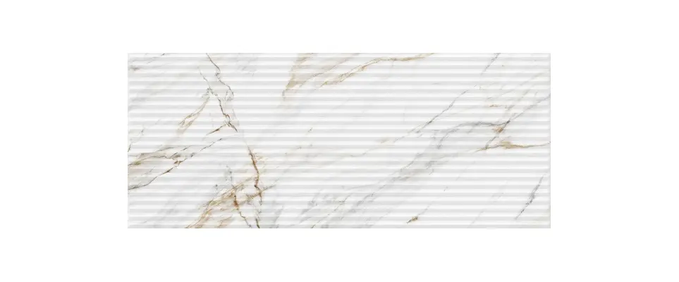 Керамическая плитка Ideal white wall 02 250х600 белая Gracia Ceramica